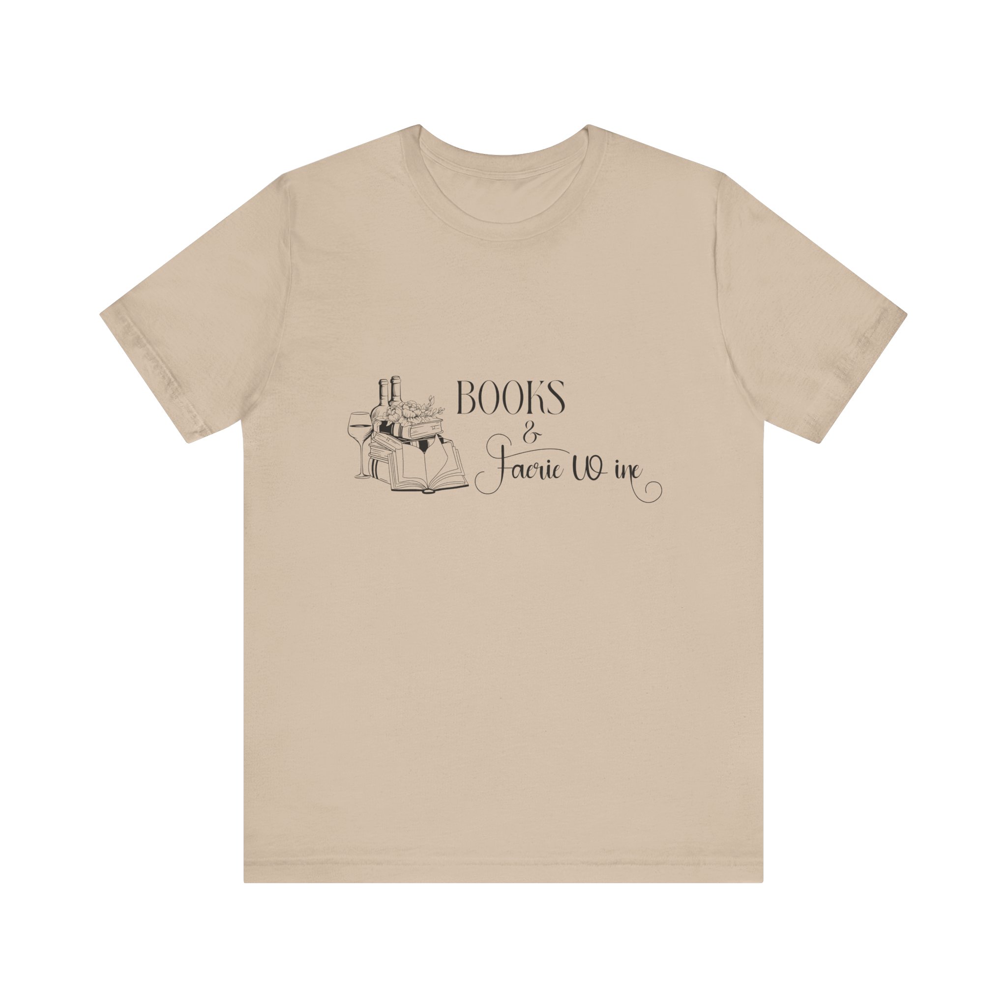 Books and Faerie Wine Romantasy Short Sleeve Jersey Tee - Image 13