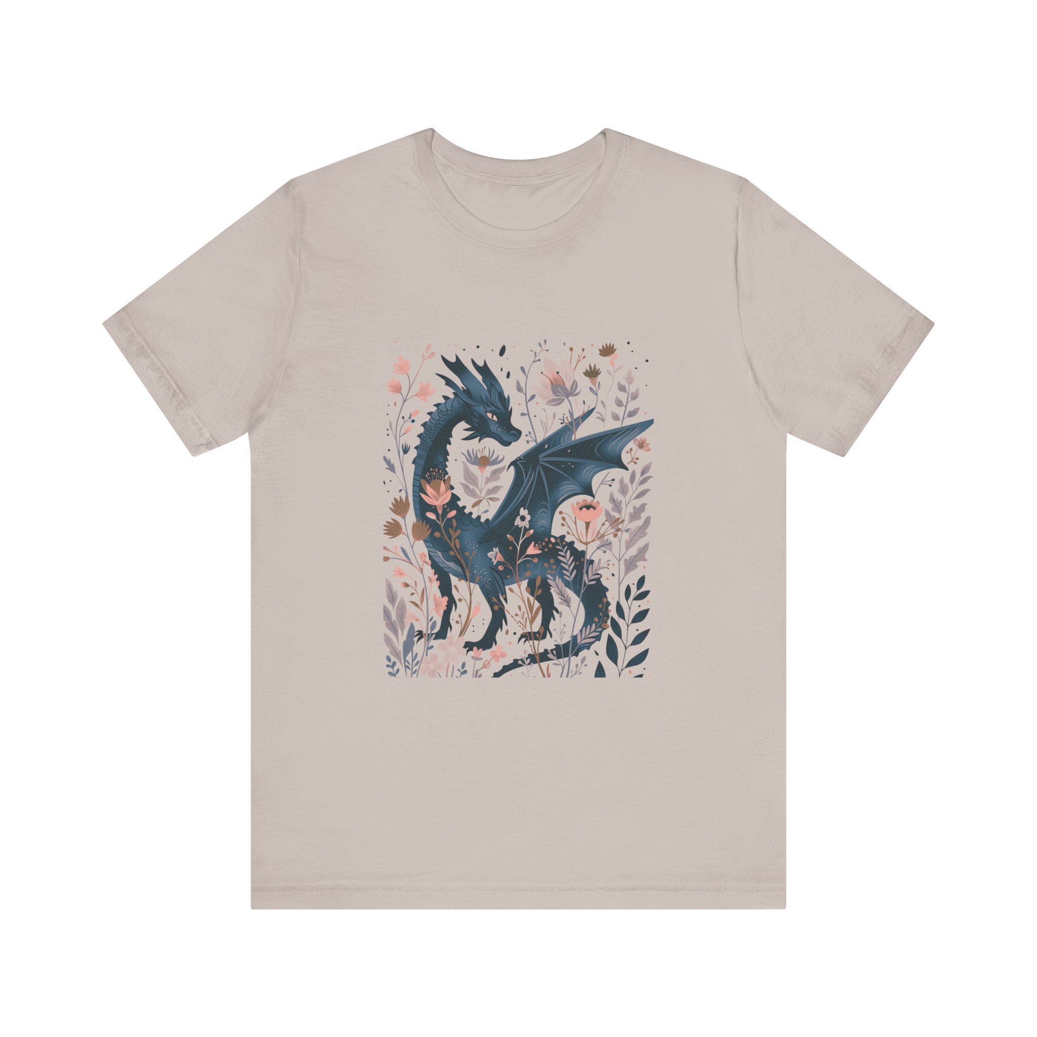 Floral Dragon Jersey Short Sleeve Tee - Image 29