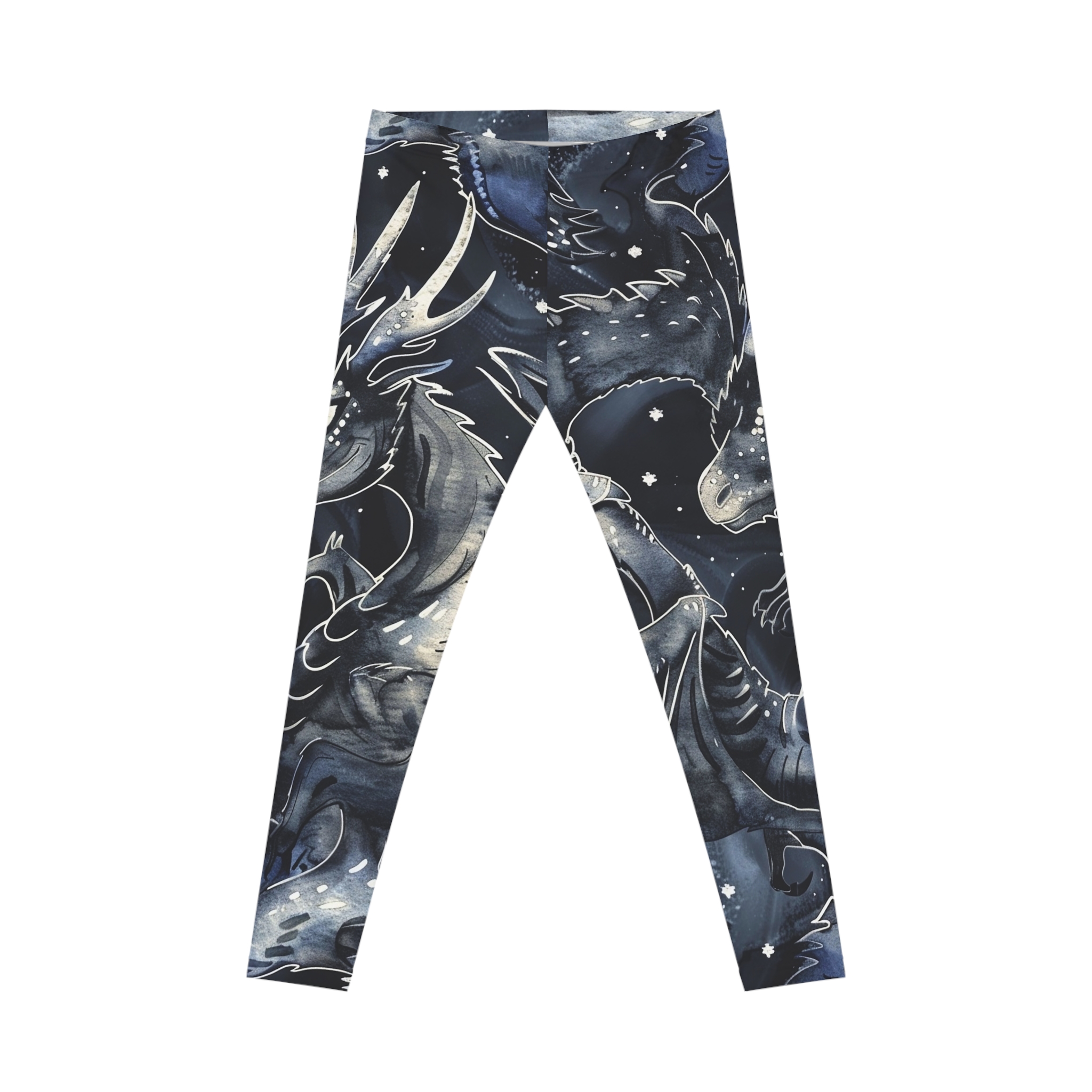 Bookish Dragon Leggings, Women's Casual Leggings, Fourth Wing & Romantasy Inspired, Bookish Workout Pants, Dragon Print Yoga Pants, Literary