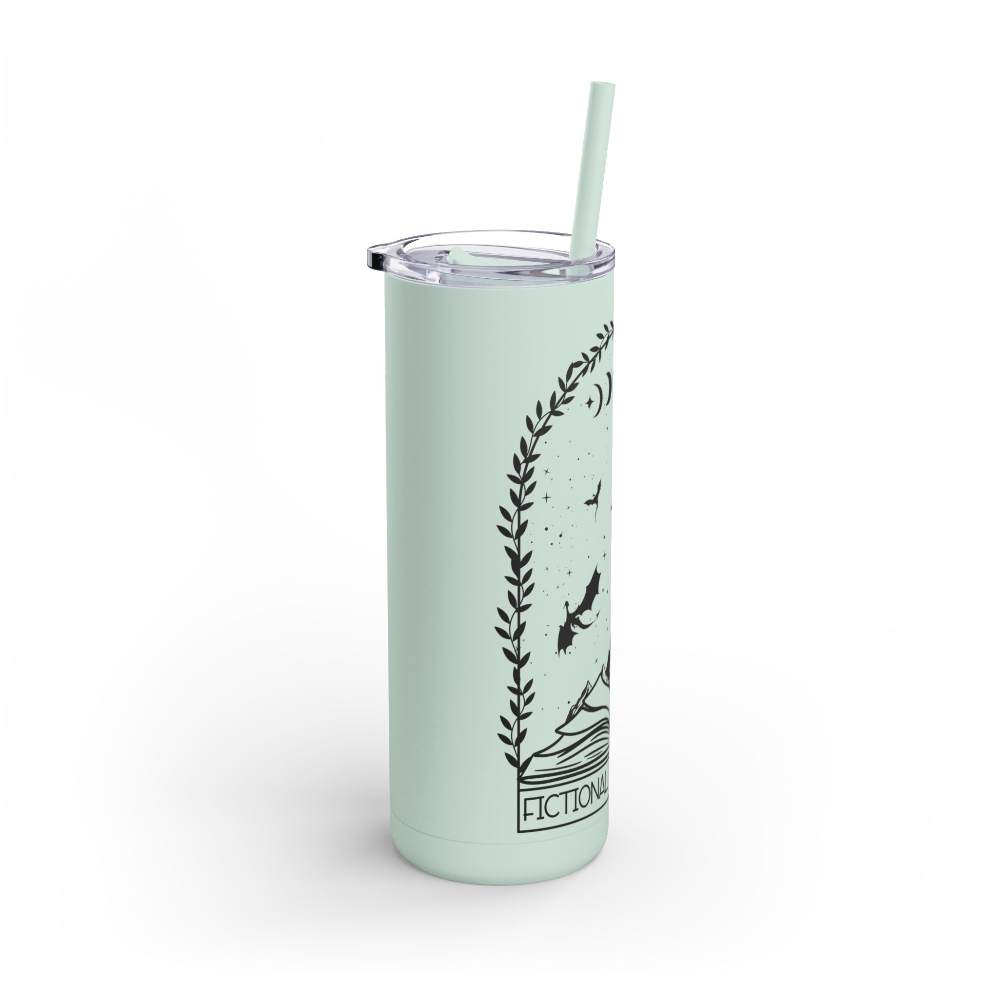 Tumbler, Fictional Wanderlust, Bookish Romantasy, Fourth Wing, ACOTAR Inspired, Book Lover Gift, Travel Mug, Fantasy Reader Cup, Literary - Image 2