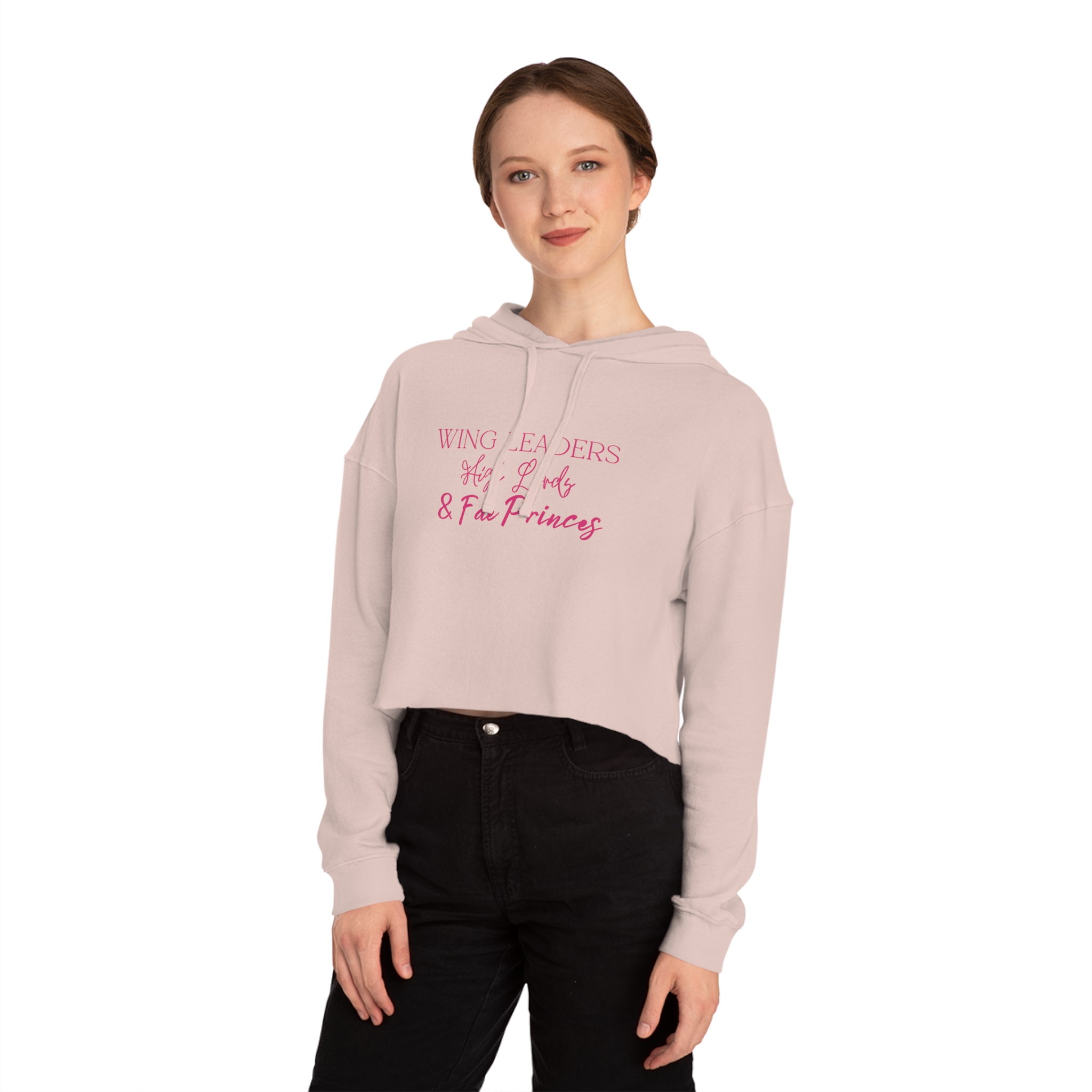 Cropped Sweatshirt, Wing Leaders High Gods and Fae Princes Sweatshirt - Image 6