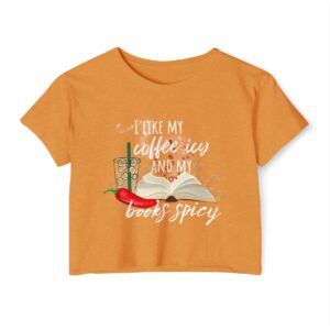Icy and Spicy Crop Top, Bookish Crop Top, Booktok Crop Top, Bookish Gifts, Romance Readers, Book Club,