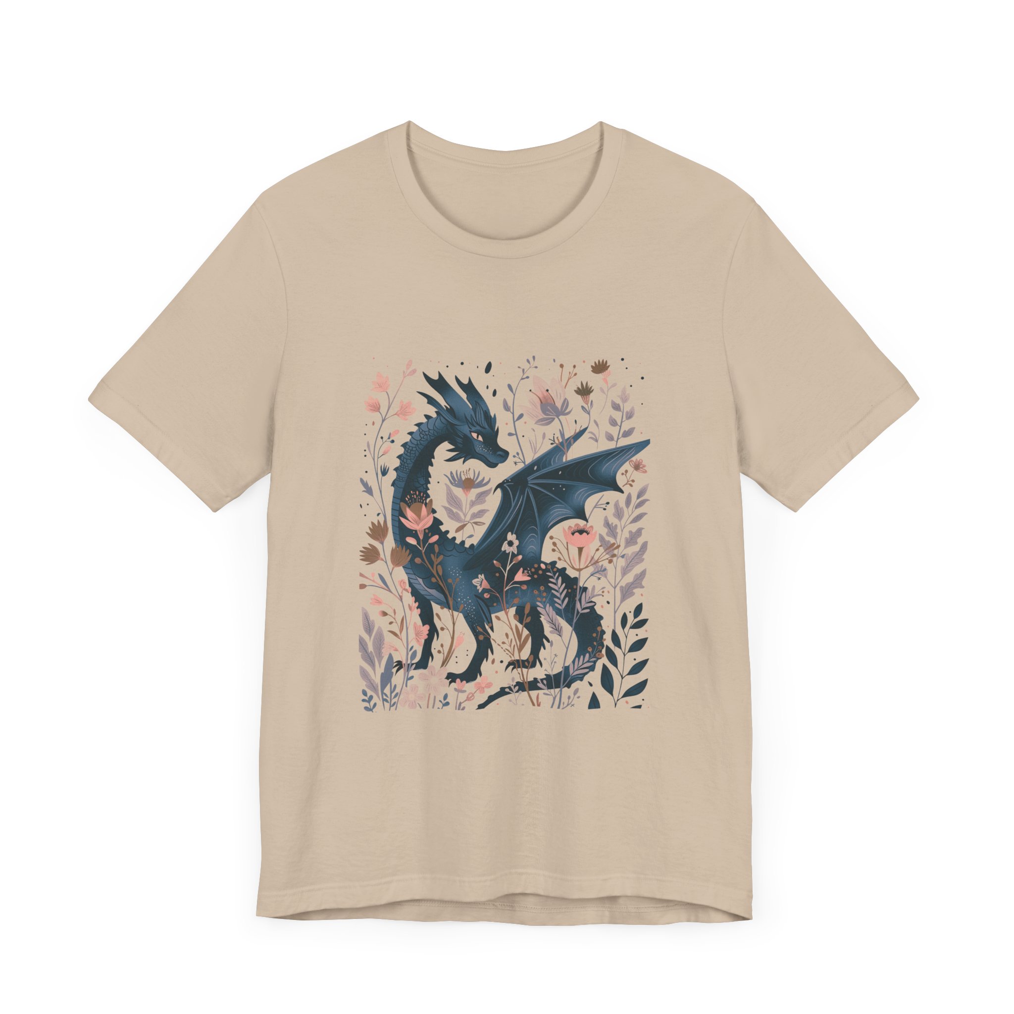 Floral Dragon Jersey Short Sleeve Tee - Image 27