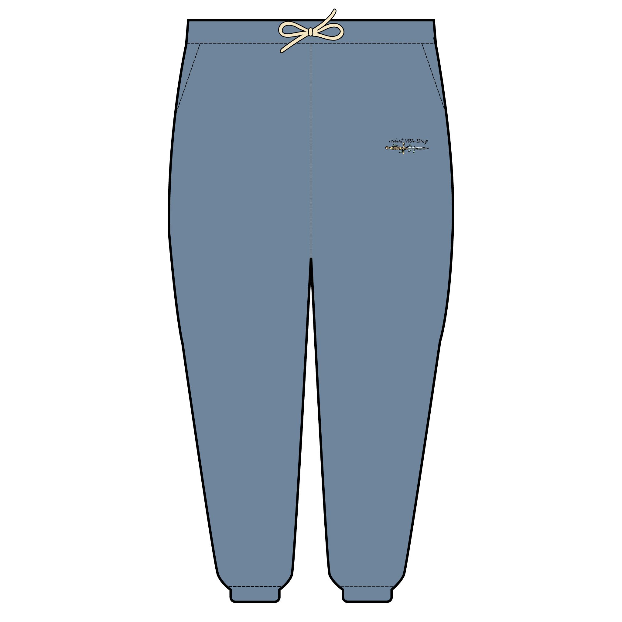 Unisex Garment-Dyed Fleece Sweatpants - Image 3