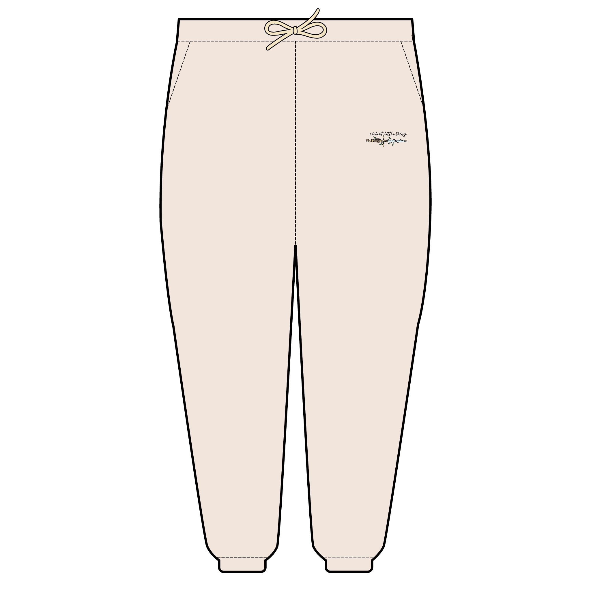 Unisex Garment-Dyed Fleece Sweatpants