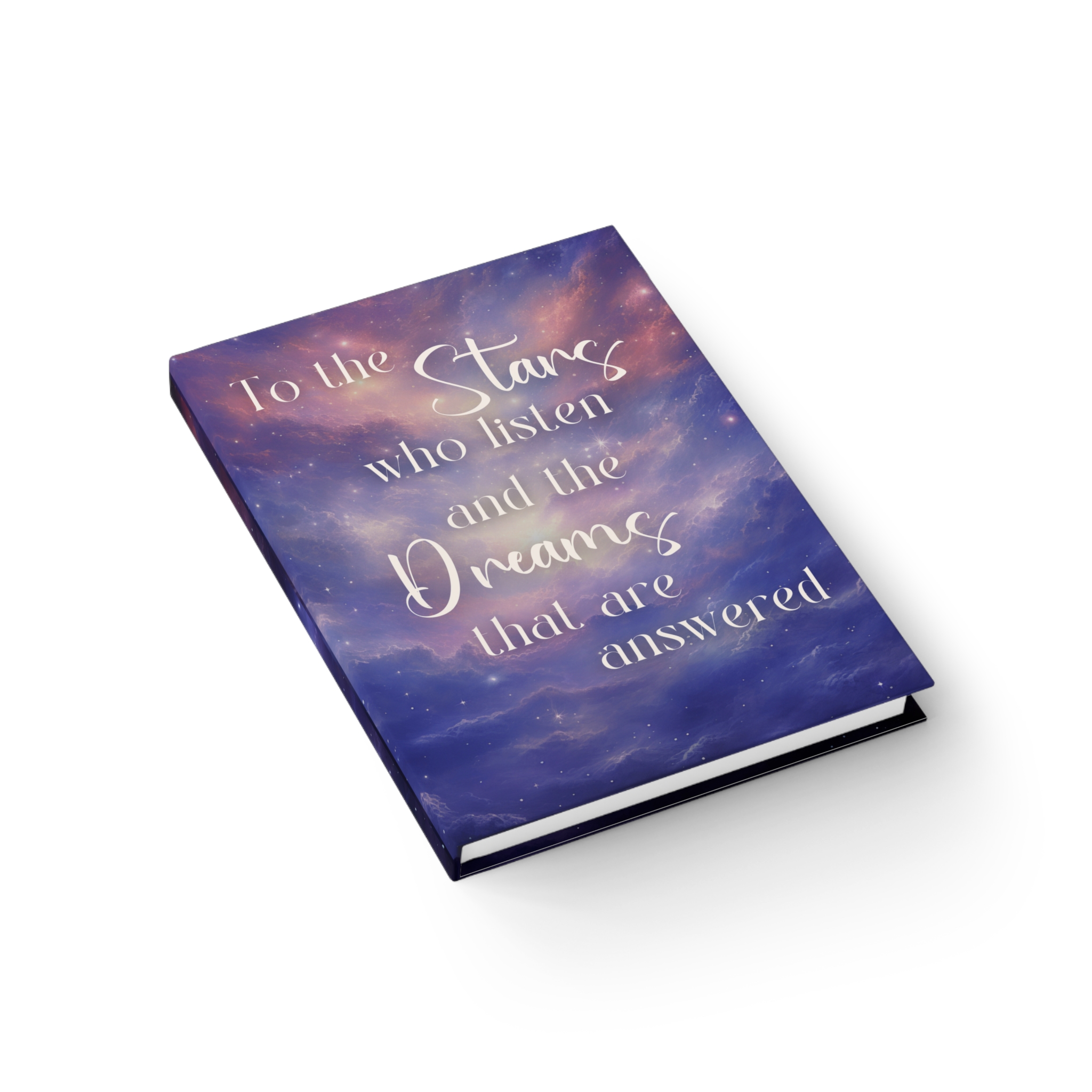 Journal - ACOTAR Inspired, Quote, To the Stars Who Listen and the Dreams that are Answered, Notebook, Diary, Gift for Book - Image 3